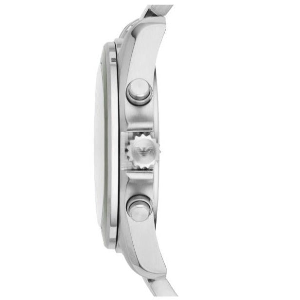 Emporio Armani Sportivo Chronograph Blue Dial Silver Steel Strap Watch For Men - AR6090 Buy Now By Emporio Armani
