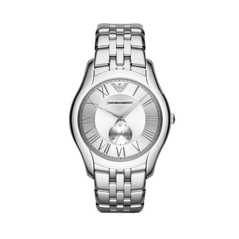 Emporio Armani Classic Quartz Silver Dial Silver Steel Strap Watch For Men - AR1788 Buy Now By Emporio Armani