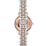 Emporio Armani Gianni T Bar Quartz White Dial Two Tone Steel Strap Watch For Women - AR80035 Buy Now By Emporio Armani