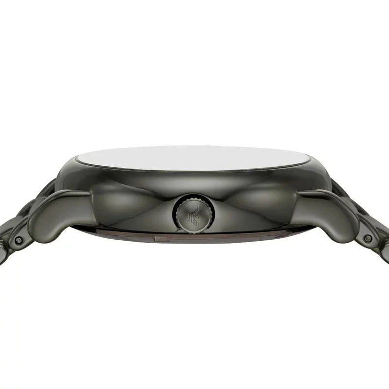 Emporio Armani Meccanico Automatic Grey Dial Grey Steel Strap Watch For Men - AR60029 Buy Now By Emporio Armani