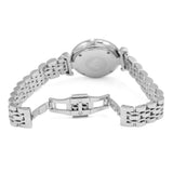 Emporio Armani Gianni T Bar White Crystal Pave Dial Silver Stainless Steel Strap Watch For Women - AR1925 Buy Now By Emporio Armani