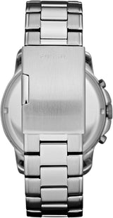 Fossil Grant Chronograph Black Dial Silver Steel Strap Watch for Men - FS4736 Buy Now By Fossil