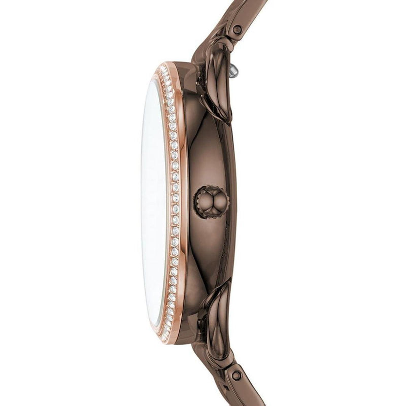 Fossil Tailor Analog Brown Dial Brown Steel Strap Watch for Women - ES4258 Buy Now By Fossil