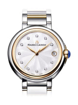 Shop Maurice Lacroix Fiaba Mother of Pearl Dial Two Tone Steel Strap Watch for Women - FA1007-PVP13-170-1 in USA
