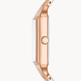 Fossil Raquel Three Hand Date White Dial Rose Gold Steel Strap Watch For Women - ES5271 Buy Now By Fossil