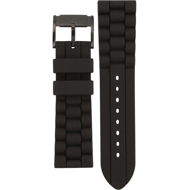 Fossil Machine Chronograph Black Dial Black Silicone Strap Watch for Men - FS4487 Buy Now By Fossil