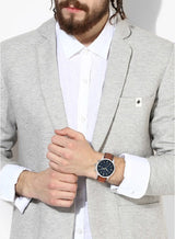Fossil Townsman Chronograph Blue Dial Brown Leather Strap Watch for Men - FS5279 Buy Now By Fossil