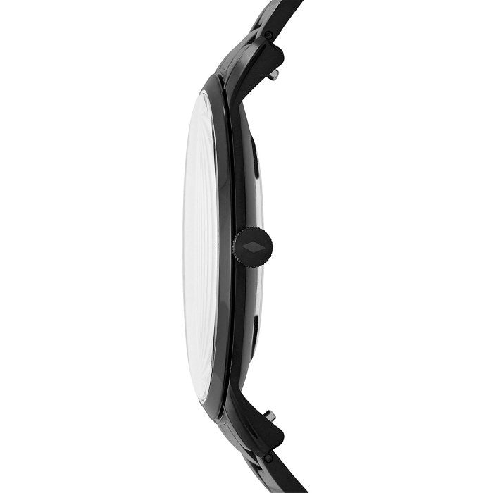 Fossil The Minimalist Black Dial Black Steel Strap Watch for Men - FS5308 Buy Now By Fossil