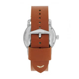 Shop Fossil Commuter Blue Dial Blue Leather Strap Watch for Men - FS5325 in USA