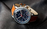 Fossil Goodwin Chronograph Blue Dial Brown Leather Strap Watch for Men - FS5414 Buy Now By Fossil