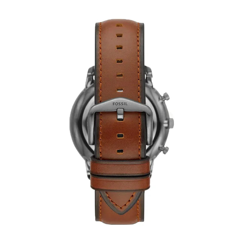 Fossil Neutra Chronograph Grey Dial Brown Leather Strap Watch for Men - FS5512 Buy Now By Fossil