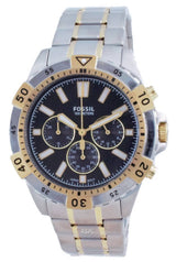 Fossil Garrett Analog Black Dial Two Tone Steel Strap Watch for Men - FS5771 Buy Now By Fossil
