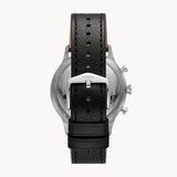 Fossil Retro Pilot Chronograph Black Dial Black Leather Strap Watch for Men - FS5806 Buy Now By Fossil
