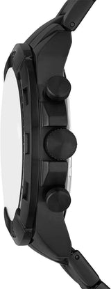 Fossil Bronson Chronograph Black Dial Black Steel Strap Watch for Men - FS5853 Buy Now By Fossil