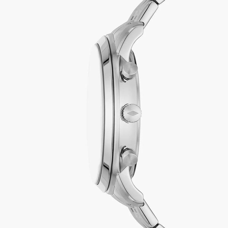 Fossil Neutra Chronograph Blue Dial Silver Steel Strap Watch for Men - FS6025 Buy Now By Fossil