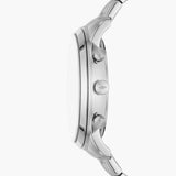 Fossil Neutra Chronograph Blue Dial Silver Steel Strap Watch for Men - FS6025