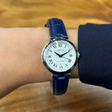 Tissot Bellissima Automatic Silver Dial Blue Leather Strap Watch For Women - T126.207.16.013.00 Buy Now By Tissot