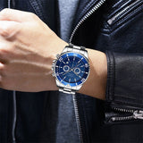 Hugo Boss Ocean Edition Chronograph Blue Dial Silver Steel Strap Watch for Men - 1513704 Buy Now By Hugo Boss