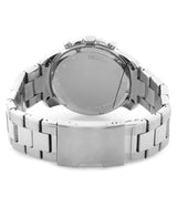 Fossil Grant Chronograph Black Dial Silver Steel Strap Watch for Men - FS4736 Buy Now By Fossil
