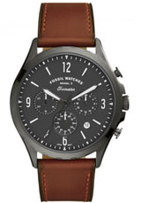 Fossil Forrester Chronograph Grey Dial Brown Leather Strap Watch for Men - FS5815 Buy Now By Fossil