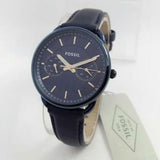 Fossil Tailor Blue Dial Blue Leather Strap Watch for Women - ES4092 Buy Now By Fossil