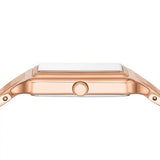 Fossil Raquel Three Hand Date White Dial Rose Gold Steel Strap Watch For Women - ES5271 Buy Now By Fossil