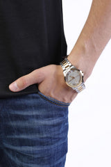 Gucci G Timeless Silver Dial Two Tone Steel Strap Watch For Men - YA126474 Buy Now By Gucci