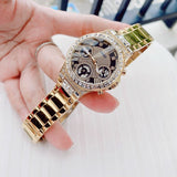 Guess Moonlight Diamonds Gold Dial Gold Steel Strap Watch for Women - GW0320L5 Buy Now By Guess