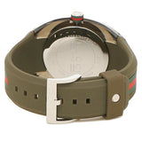 Shop Gucci Sync XXL Quartz Brown Dial Brown Leather Strap Watch For Men - YA137106 in USA