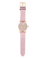 Shop Gucci G Timeless Quartz Mother of Pearl Dial Pink Leather Strap Watch For Women - YA1264132 in USA