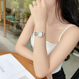 Gucci Horsebit Collection Diamonds Mother of Pearl Dial Silver Steel Strap Watch For Women - YA139505