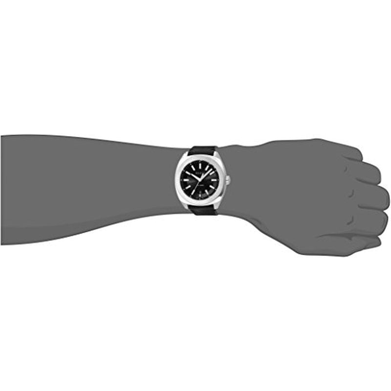 Gucci GG2570 Black Dial Black Leather Strap Watch For Men - YA142206 Buy Now By Gucci