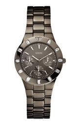 Guess XS Multifunction Quartz Brown Dial Brown Steel Strap Watch For Women - W0027L1 Buy Now By Guess