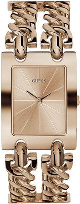 Guess Mod Heavy Metal Rose Gold Dial Rose Gold Steel Strap Watch For Women - W1117L3 Buy Now By Guess