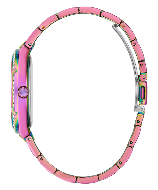 Guess Cosmo Diamonds Silver Dial Multicolor Steel Strap Watch for Women - GW0033L6 Buy Now By Guess