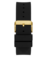 Guess Genesis Chronograph Black Dial Black Silicone Strap Watch For Men - GW0100G1 Buy Now By Guess