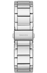 Guess Raven Diamonds Silver Dial Silver Steel Strap Watch for Women - GW0104L1 Buy Now By Guess