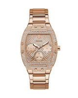 Guess Raven Diamonds Rose Gold Dial Rose Gold Steel Strap Watch for Women - GW0104L3 Buy Now By Guess