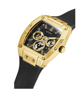 Guess Phoenix Multifunction Black Dial Black Leather Strap Watch for Men - GW0202G1 Buy Now By Guess
