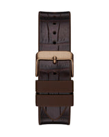 Guess Edge Chronograph Brown Dial Brown Leather Strap Watch For Men - GW0492G2 Buy Now By Guess