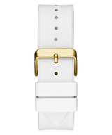 Guess Phoenix Multifunction Gold Dial White Leather Strap Watch for Men - GW0202G6 Buy Now By Guess