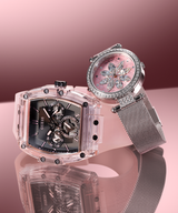 Guess Sporting Black Dial Pink Rubber Strap Watch for Men - GW0032G1 Buy Now By Guess