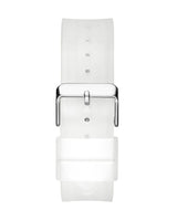 Guess Phoenix Multi Function Silver Dial White Rubber Strap Watch for Men - GW0203G1 Buy Now By Guess