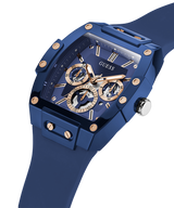Guess Phoenix Multifunction Blue Dial Blue Rubber Strap Watch for Men - GW0203G7 Buy Now By Guess
