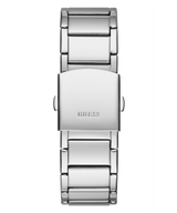 Guess Zeus Multifunction Diamonds Silver Dial Silver Steel Strap Watch for Men - GW0209G1 Buy Now By Guess