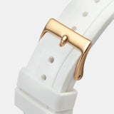 Guess Moonlight Diamonds White Dial White Rubber Strap Watch for Women - GW0257L2 Buy Now By Guess