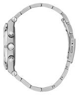 Shop Guess Continental Silver Dial Silver Steel Strap Watch for Men - GW0261G1 in USA