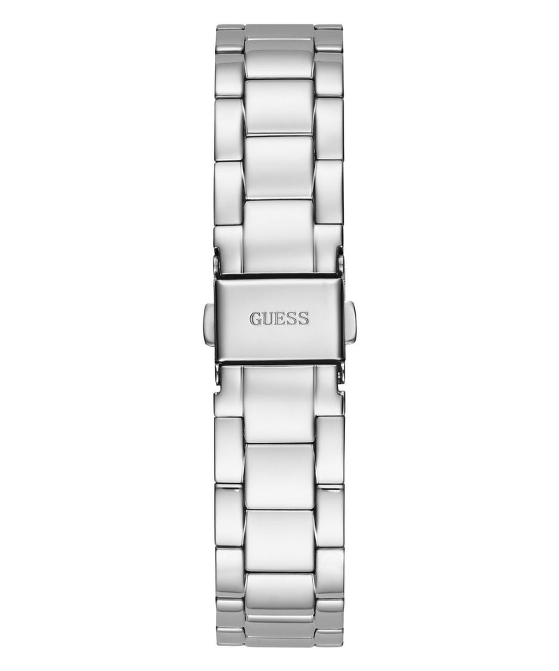 Guess Luna Quartz Blue Dial Silver Steel Strap Watch For Women - GW0308L4 Buy Now By Guess