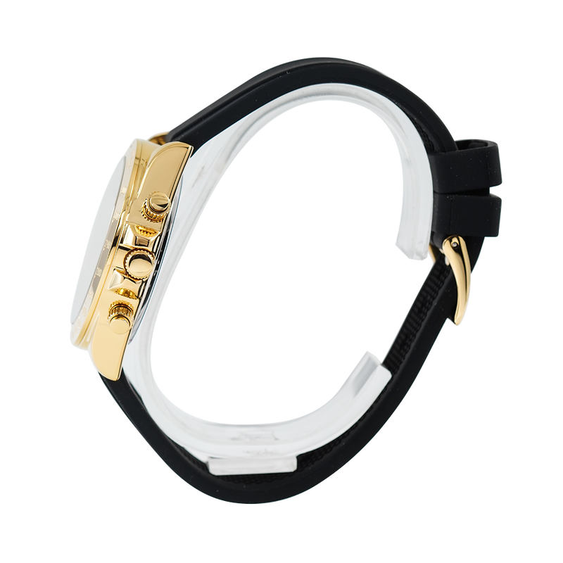 Guess Eclipse Multi Function Black Dial Black Rubber Strap Watch for Women - GW0315L1 Buy Now By Guess
