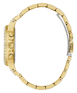 Guess Moonlight Diamonds Gold Dial Gold Steel Strap Watch for Women - GW0320L5 Buy Now By Guess